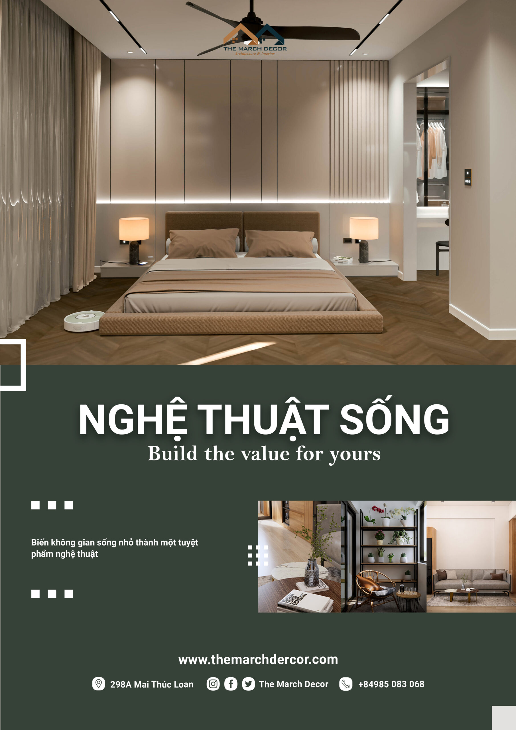 🎨 Khám Phá Nghệ Thuật Sống: Thiết Kế Nội Thất Tinh Tế Cho Căn Hộ