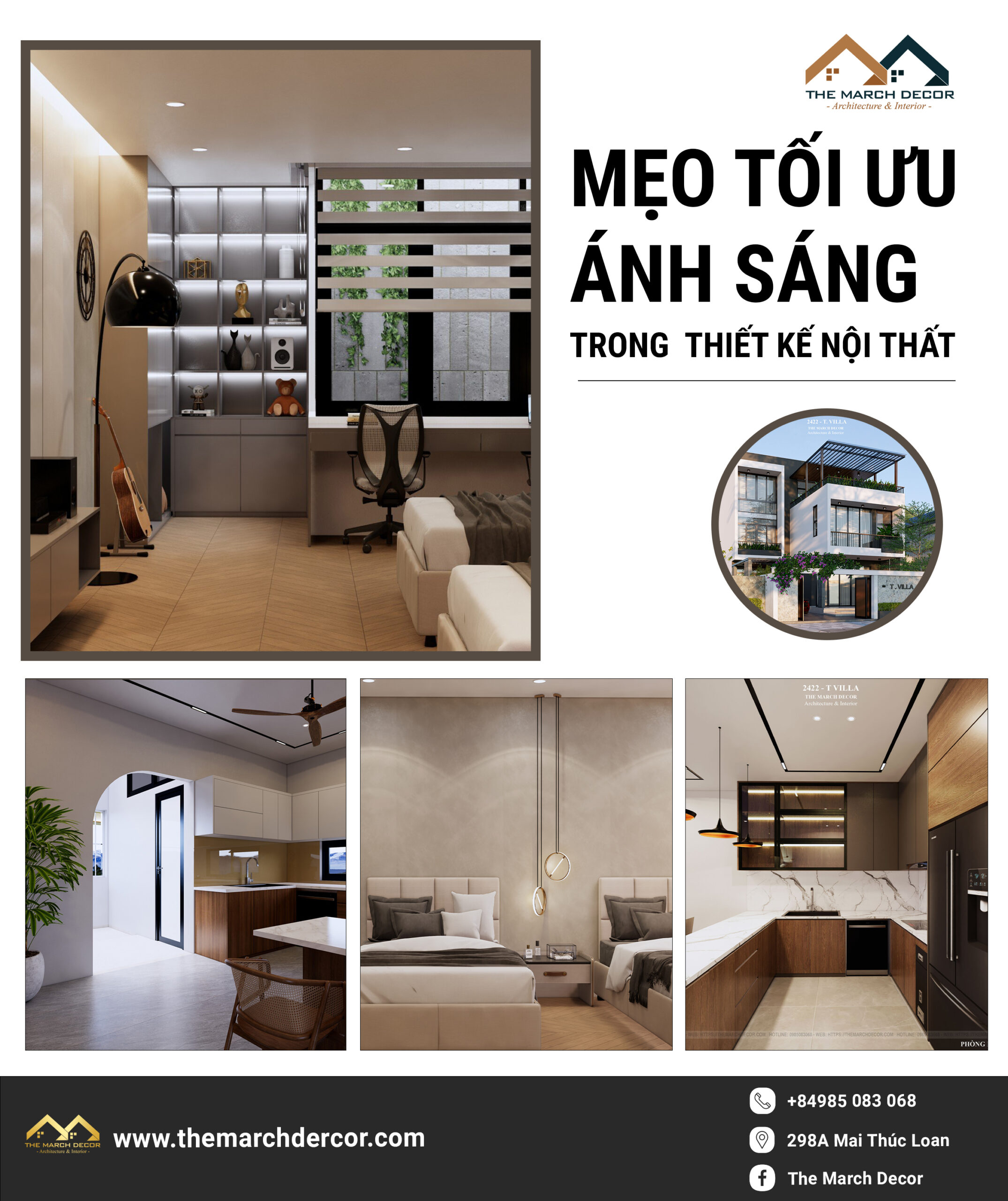 💡 Mẹo Tối Ưu Ánh Sáng Trong Thiết Kế Nội Thất 💡